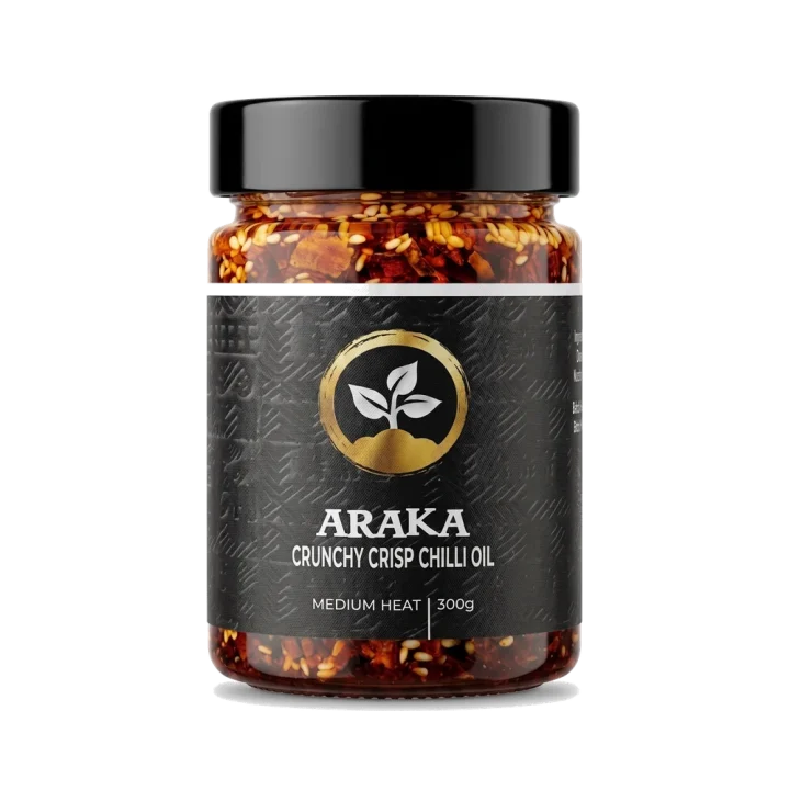 Araka Crunchy Crisp Chilli Oil 300g jar