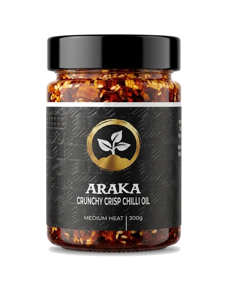 Araka Crunchy Crisp Chilli Oil 300g jar