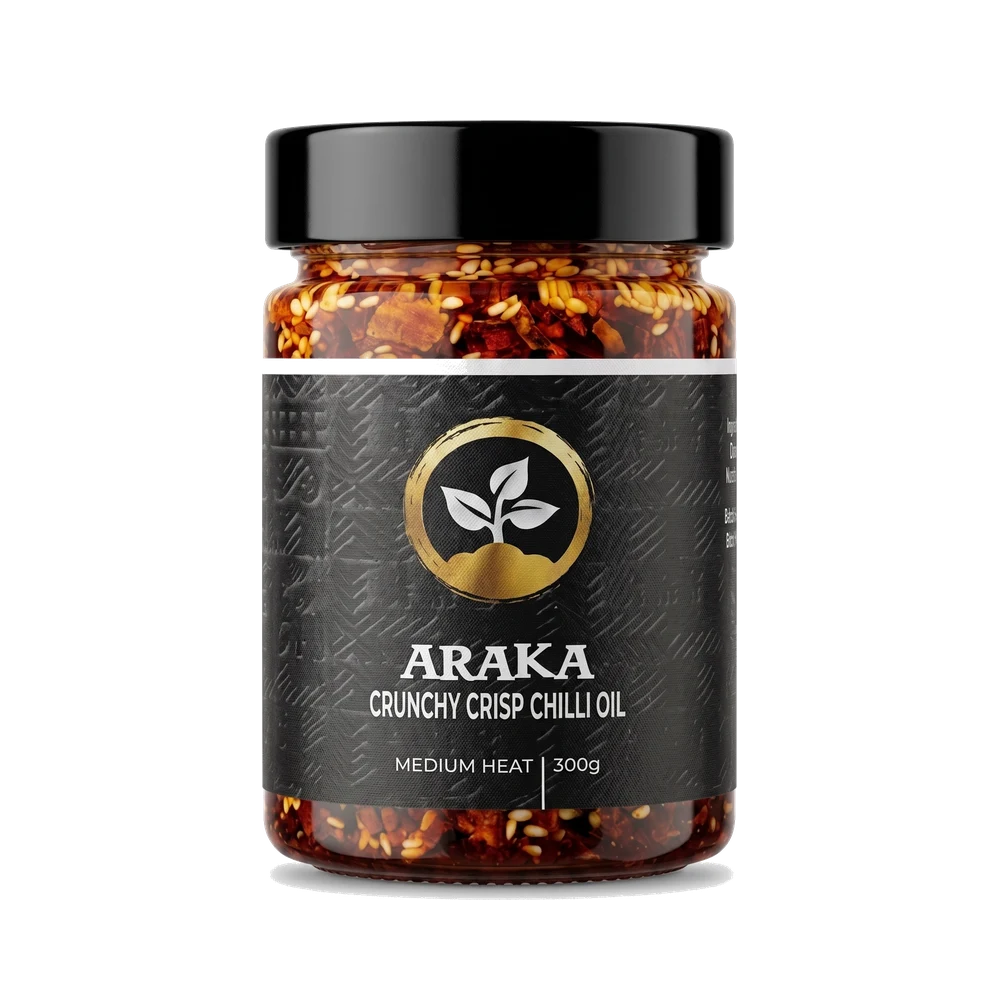 Araka Crunchy Crisp Chilli Oil 300g jar