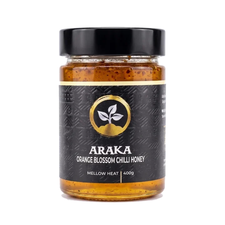 Araka Orange Blossom Chilli Honey 400g jar