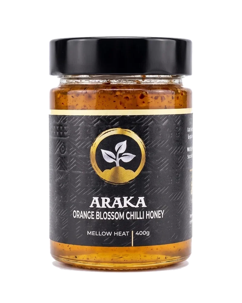 Araka Orange Blossom Chilli Honey 400g jar