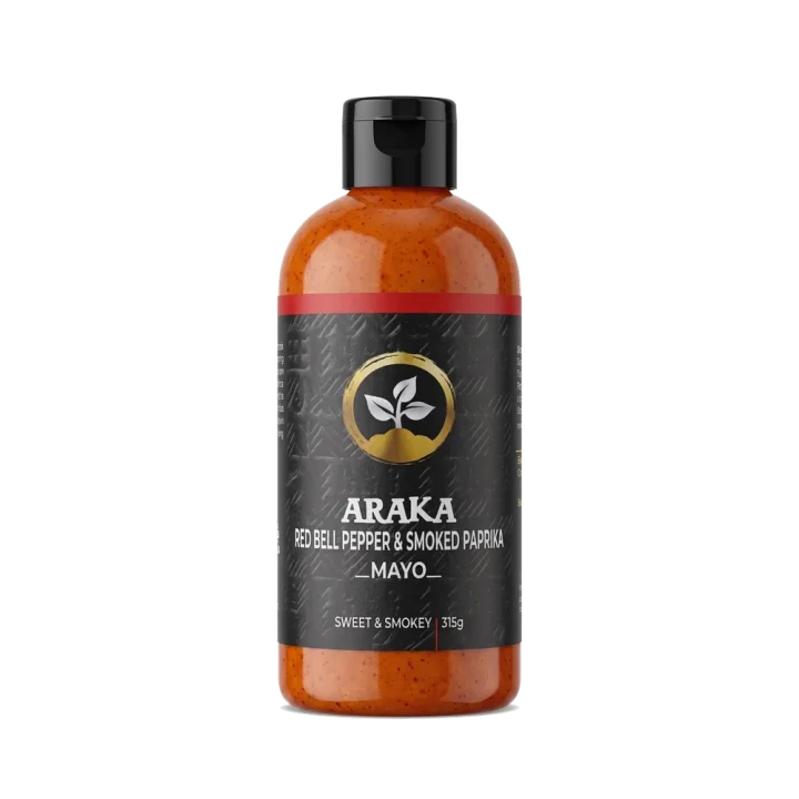 Araka Red Bell Pepper & Smoked Paprika Mayo 315g bottle