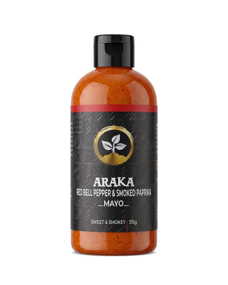 Araka Red Bell Pepper & Smoked Paprika Mayo 315g bottle