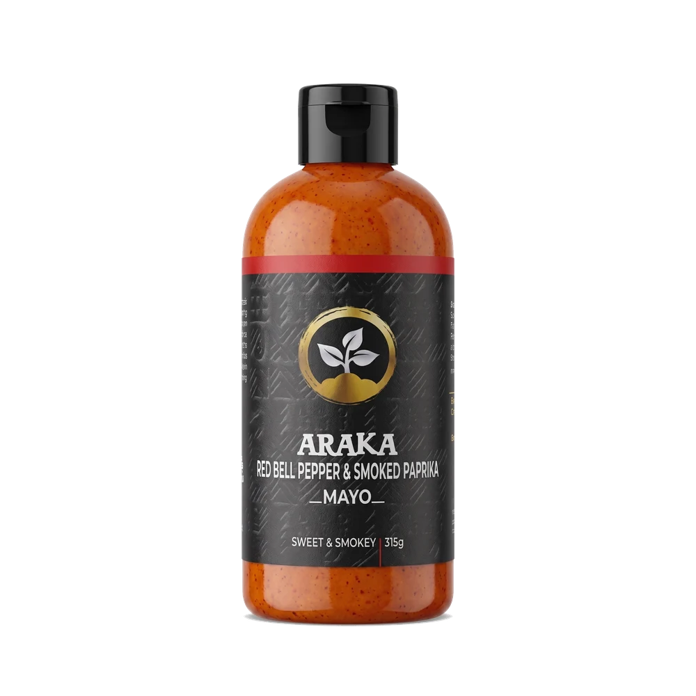 Araka Red Bell Pepper & Smoked Paprika Mayo 315g bottle
