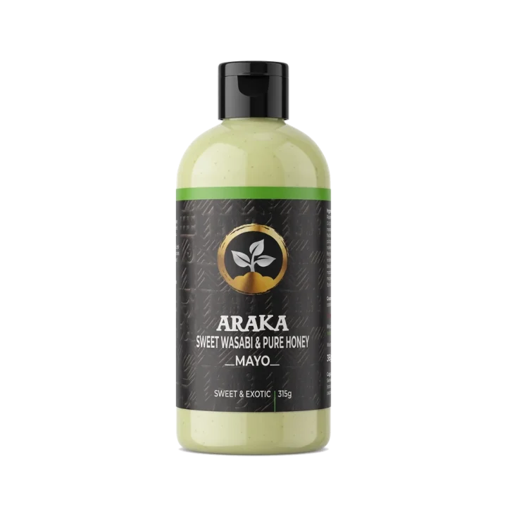 Araka Sweet Wasabi & Pure Honey Mayo 315g bottle
